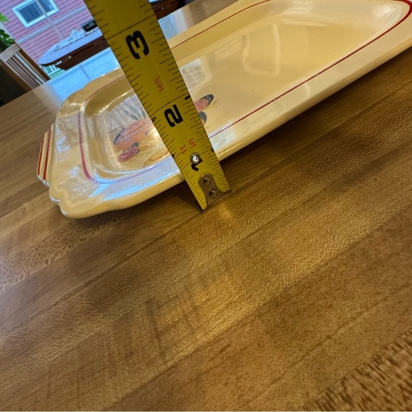 Vintage Homer Laughlin "Mexicana" Red Band Serving Tray / Plate - Picture 9 of 9